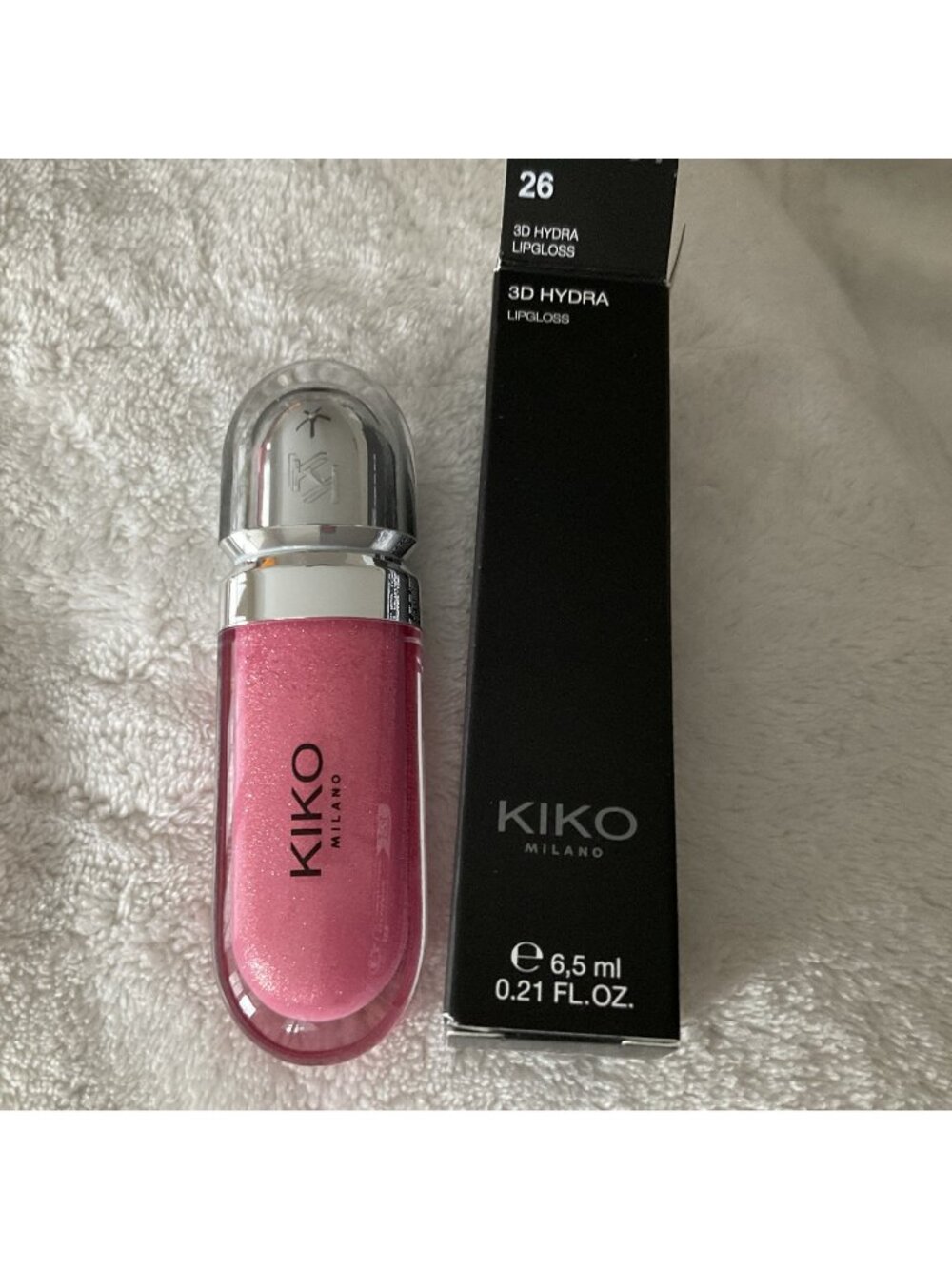 KIKO Milano 3D Hydra Lip Gloss - Hydrating Shade 26 Sparkling Hibiscus New Boxed